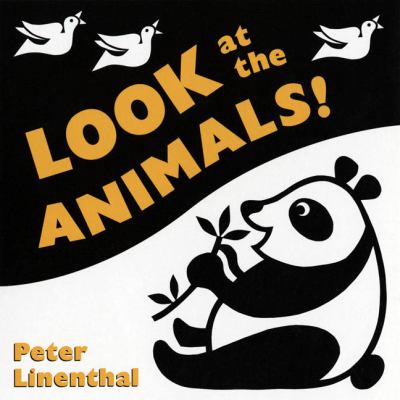 Look at the Animals jacket cover with a black an white panda bear and birds.