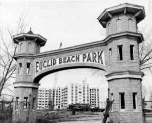 entrance of Euclid Beach Park 1972