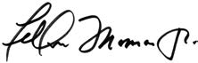 Felton Thomas, Jr. signature
