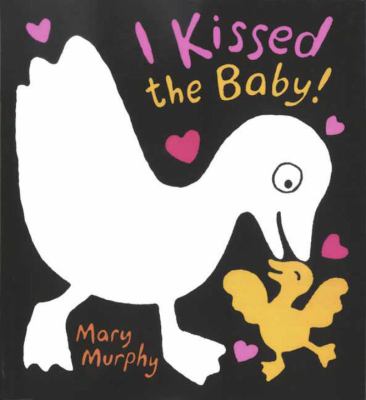 I Kissed the Baby jacket cover of a big white bird and a little yellow bird