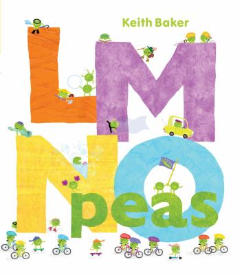 Illustrated cover drawing the title of the book with little hellow cars and peas and a kyte